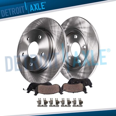 325mm Rear Disc Brake Rotors Ceramic Brake Pads Kit for 2016 - 2022 Mazda CX-9