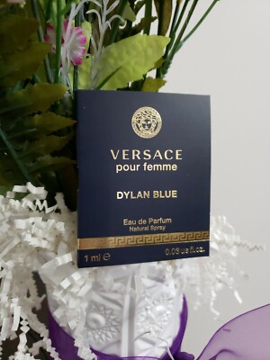 Versace Dylan Blue Women's Eau de Parfum 0.03oz Sample Spray New in cover box