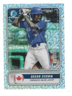 2020 Bowman Chrome Mega Box Spanning the Globe Refractors #STGDB Dasan Brown