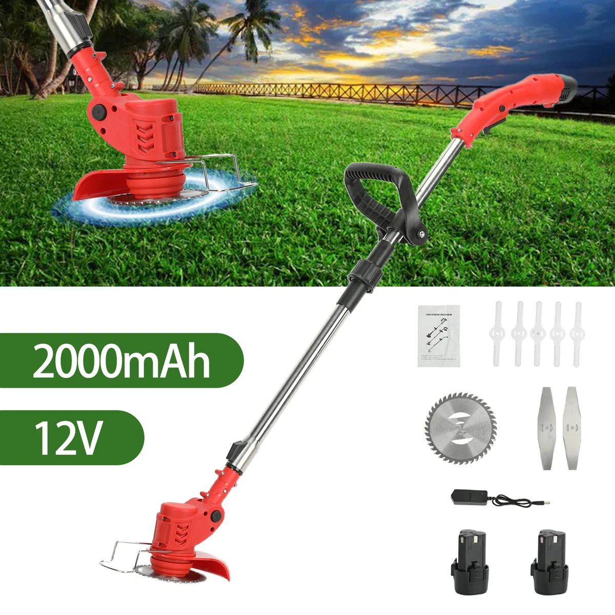 Cordless grass cutter outlet