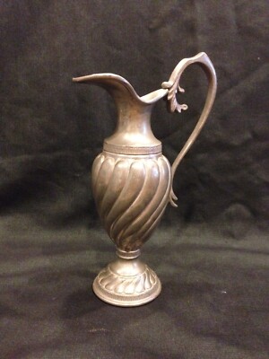 F. A.I.B. Pewter Pitcher - 95% Pewter - Excelent Cond. - 9''x5''x2 3/4'' 