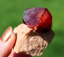 Arcanite Lab Grown Crystals Red-Brown Twinned Crystals From Poland     5.0 Cm's