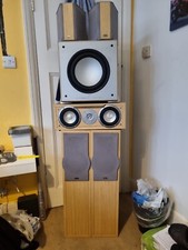 Eltax 5.1 Surround Sound Speakers Mordaunt Short Subwoofer Beech