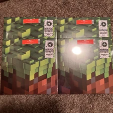 C418 - Minecraft Volume Alpha Green Black Emerald Ore Swirl Vinyl /3000