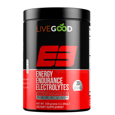LiveGood E3 Energy Endurance Electrolytes Peak Performance Cellular 339g NEW
