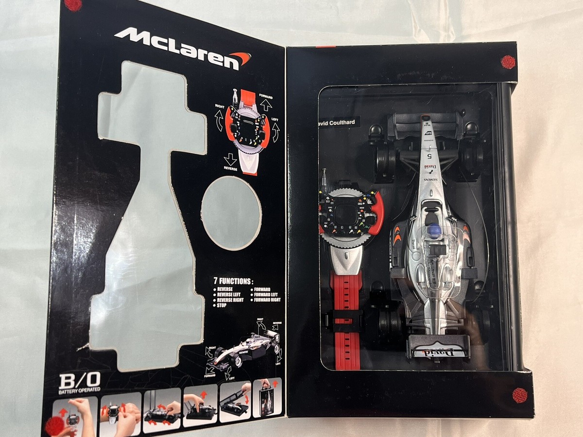 McLaren David Coulthard #5 F1 Racing Car 1:24 Scale RC Watch