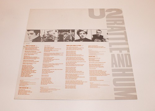 U2 Rattle and Hum U27 Disco Vinile LP 33 giri Island records ed. UK 1988 D305 - Foto 5 di 11