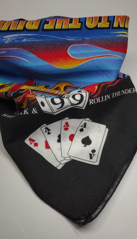 Vegas BANDANA Hard Rock Laughlin River Run 17º Anual Diseñado por BISHOP '98 Foto 4 de 4