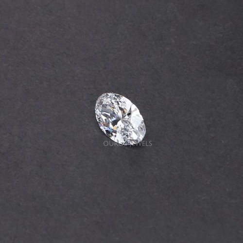 0.59 Carat Oval Cut Lab Grown Diamond Loose / Eco Friendly Oval Diamond For Her - Picture 9 of 10
