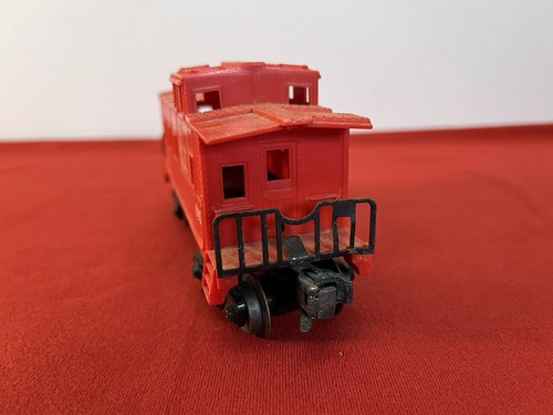 Vintage 1960s Lionel 6059 O-27 MSTL Red Caboose Minneapolis & St. Louis - Picture 5 of 14