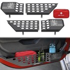 Metal for Jeep Wrangler Jl Jlu 4Xe 2018-2024 Front Door Pocket Storage Box Trays (For: Jeep)