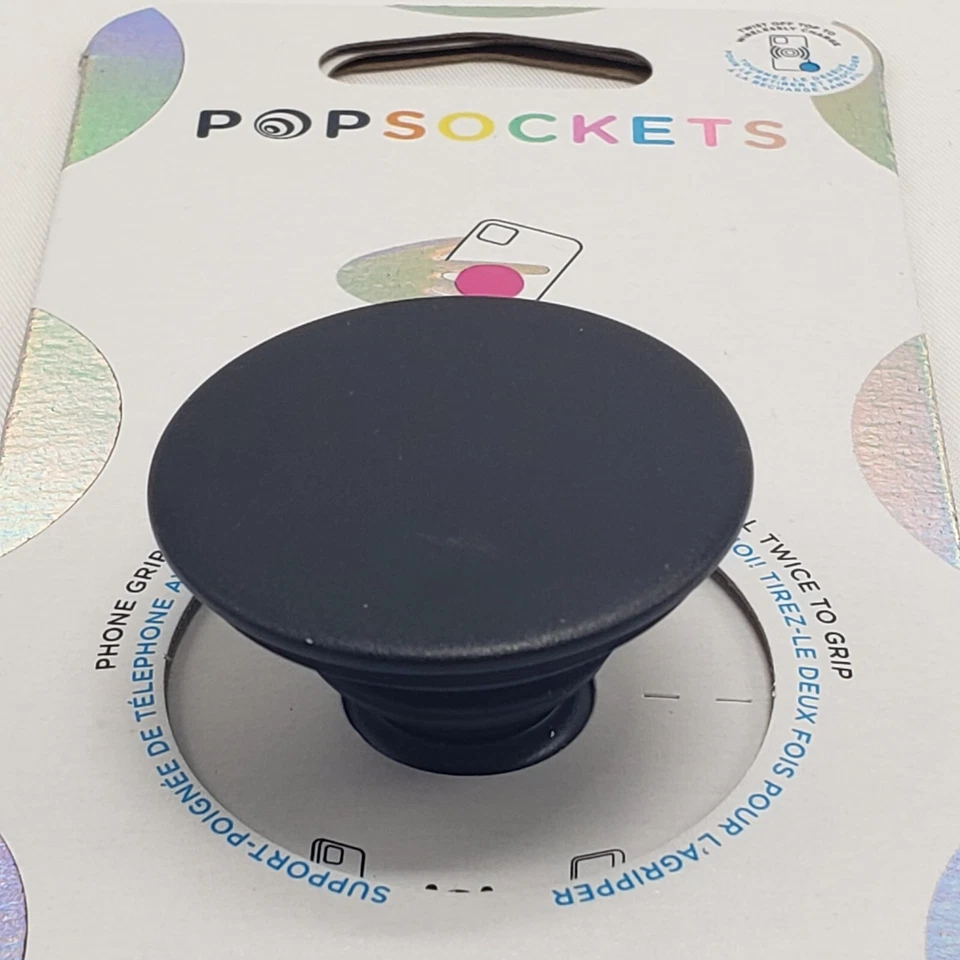 PopSockets Phone Grip Stand Black POPGRIP Popsocket - Image 2 of 4