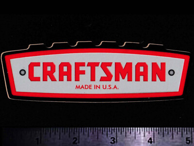 CRAFTSMAN TOOLS Made in U.S.A.  Orig. Vintage Racing Decal/Sticker Emblem SEARS