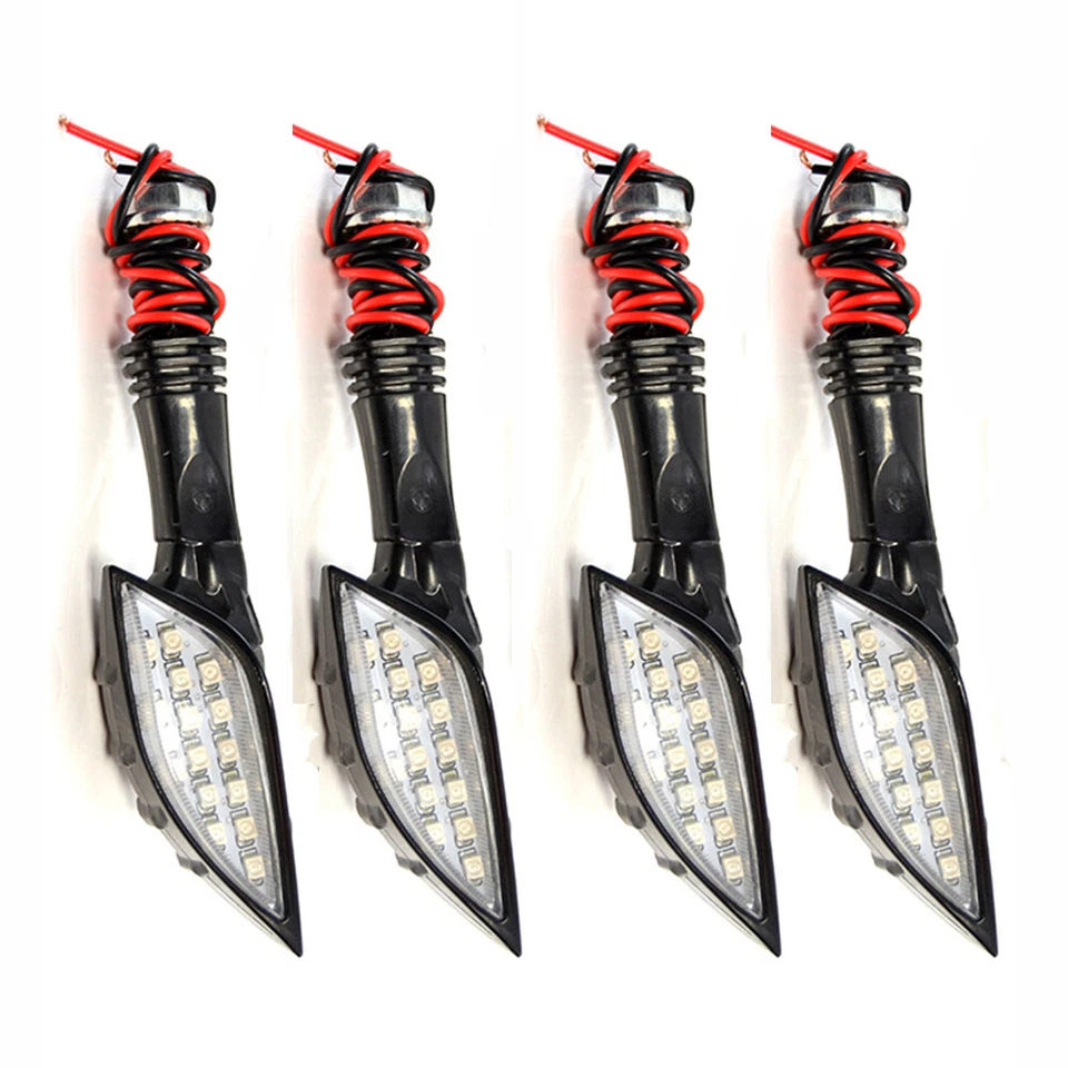 Luz de señal de giro de motocicleta 4 piezas para Honda CMX250C Fury Magna 750 Nighthawk 250 Foto 3 de 4
