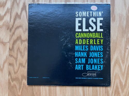 Somethin' Else Cannonball Adderley Vinyl LP 1966 US Blue Note MILES DAVIS