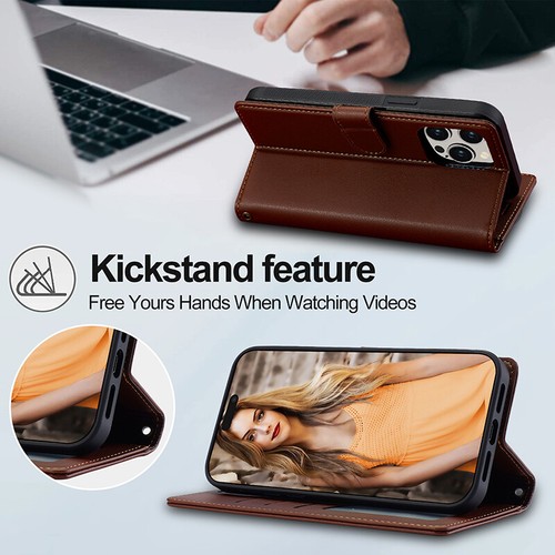 For Samsung A56 A36 A16 A55 A54 Removable Luxury Leather Wallet Card Case Cover - Picture 20 of 35