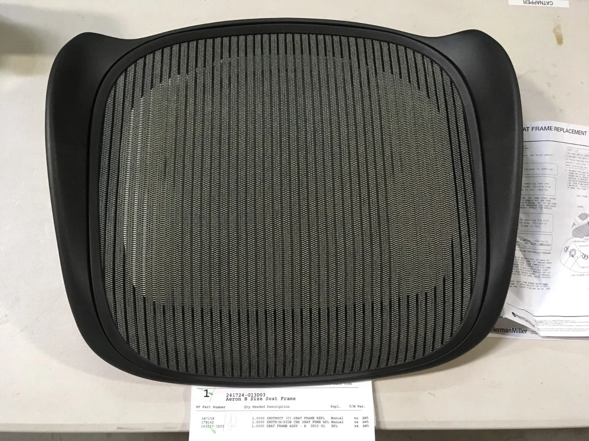 Replacement seat herman miller aeron chair size b outlet