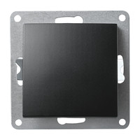 Wechselschalter Mcpower Flair, 250V~/10A, Up, Matt Schwarz