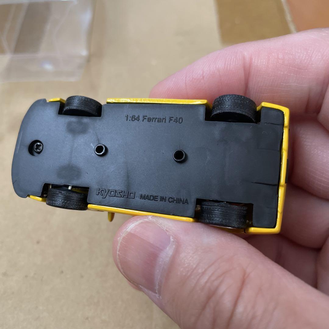 Kyosho 1/64 Ferrari F40 Yellow Mini Car | eBay