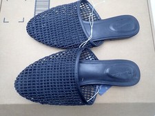 Universal Thread NWT Jen Sandals Slides Mesh Mules size 8.5 Black