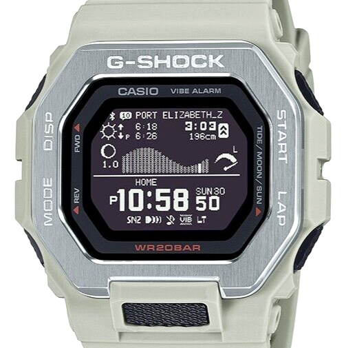 CASIO G-SHOCK GBX-100-8JF G-Lide Black Silver Bluetooth Men's