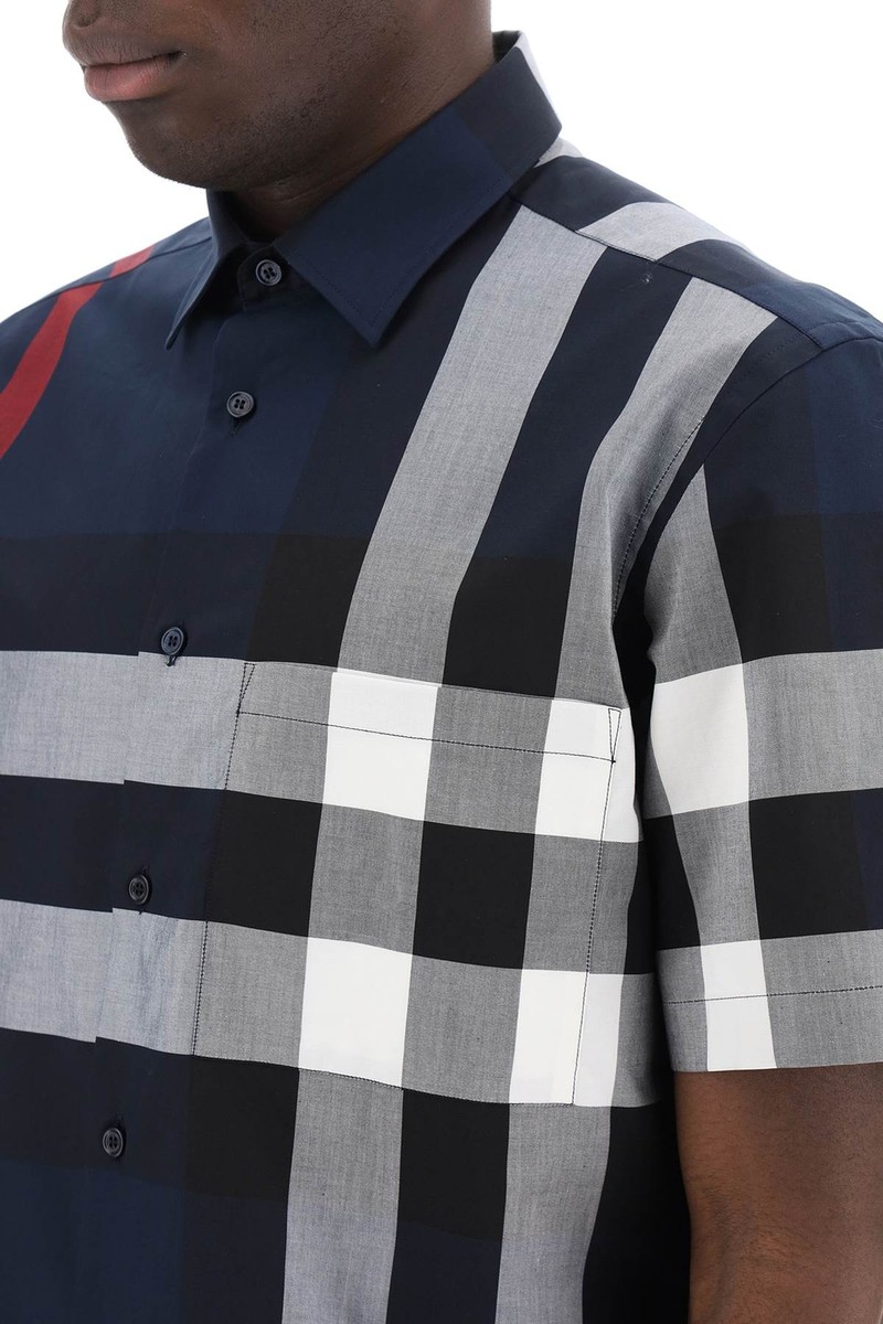 Tシャツ・カットソー Burberry SS25 SUMMERTON SS (8079592 A1960) BURBERRY Summerton short sleeve shirt Men Tg. M 8079592