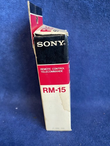Vintage NOS Sony RM-15 Shutter Release Remote Control NOS Brand New SONY Remote - Picture 10 of 10