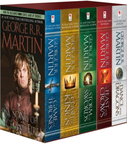 George R.R. Martin Game of Thrones 5-Book Paperback Box Set New Sealed Gift-image