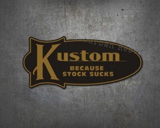 Kustom Bomb Aufkleber GOG Chopper USA Biker C...