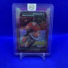 2021-22 O-pee-chee Platinum Violet Pixels/299 Mike Hardman #222