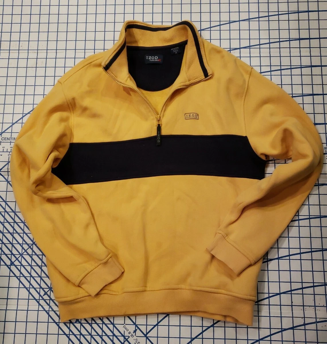 Izod sales yellow sweatshirt