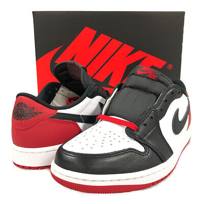 NIKE CZ0790-106 AIR JORDAN 1 RETRO LOW OG BLACK TOE US8.5 NIKE CZ0790-106 AIR JORDAN 1 RETRO LOW OG BLACK TOE US8.5