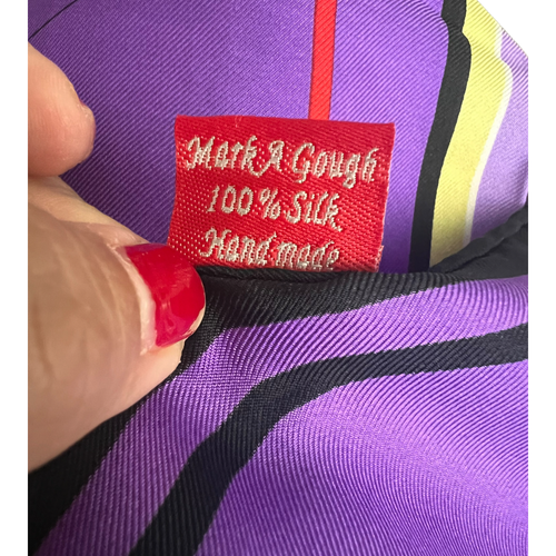 Bufanda Hecha a Mano Mark A Gough Pablo Picasso Estampado 100% Seda - Imagen 5 de 7