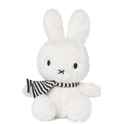 Nijntje & Miffy Winter Weiß Kuscheltier Bon Ton Toys sitzend Hase Schal 23 cm