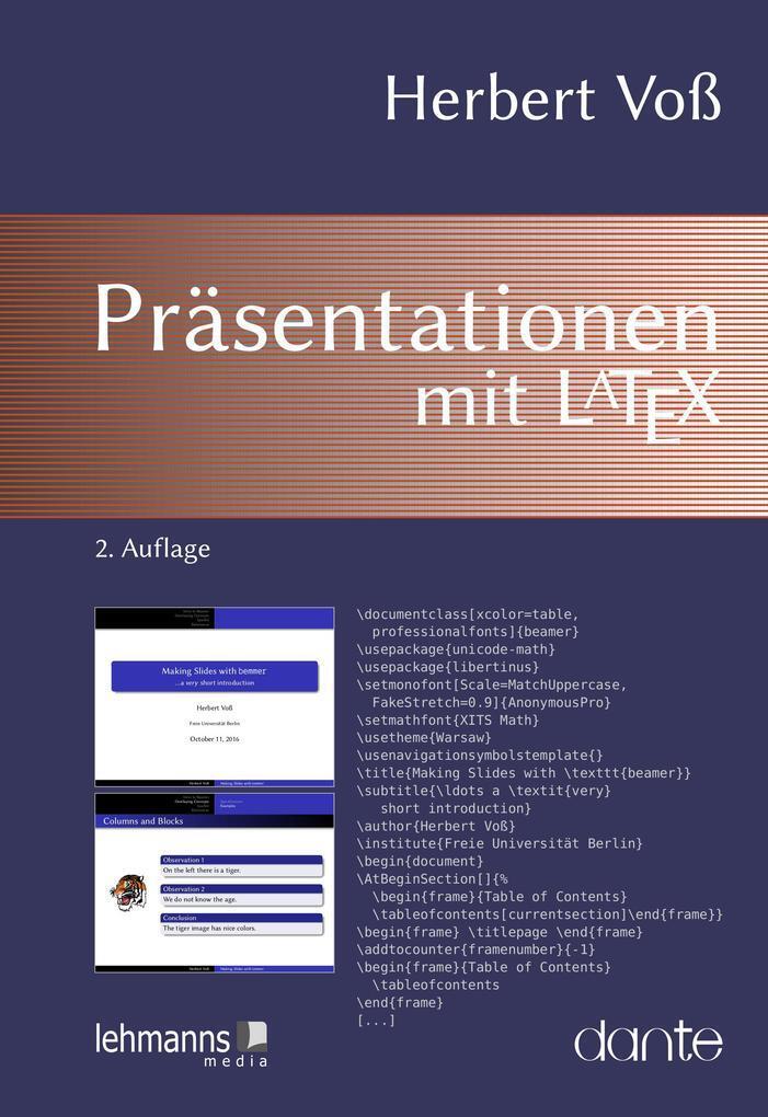 Thumbnail - Präsentationen Mit Latex | Herbert Voß | 2017 | Deutsch