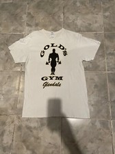 Vintage Y2K Gold s Gym T-Shirt SZ M Glendale CA