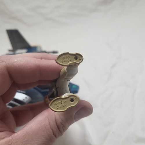 1999 Bandai Jack's Skyfighter Xyber 9 Series 4-inch Figure Loose, Pilot - Picture 13 of 13