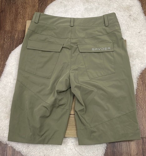 Spyder Men's Centennial Shorts Green Size 28 - Picture 3 of 3