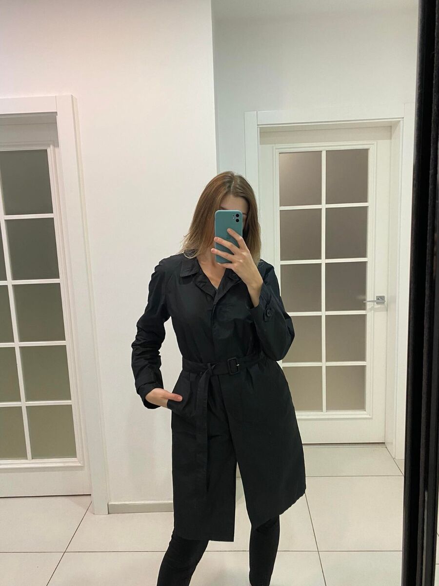 PRADA Women's Trench Coat Size 42 (XS-S) Black | eBay PRADA Women's Trench Coat Size 42 (XS-S) Black | eBay