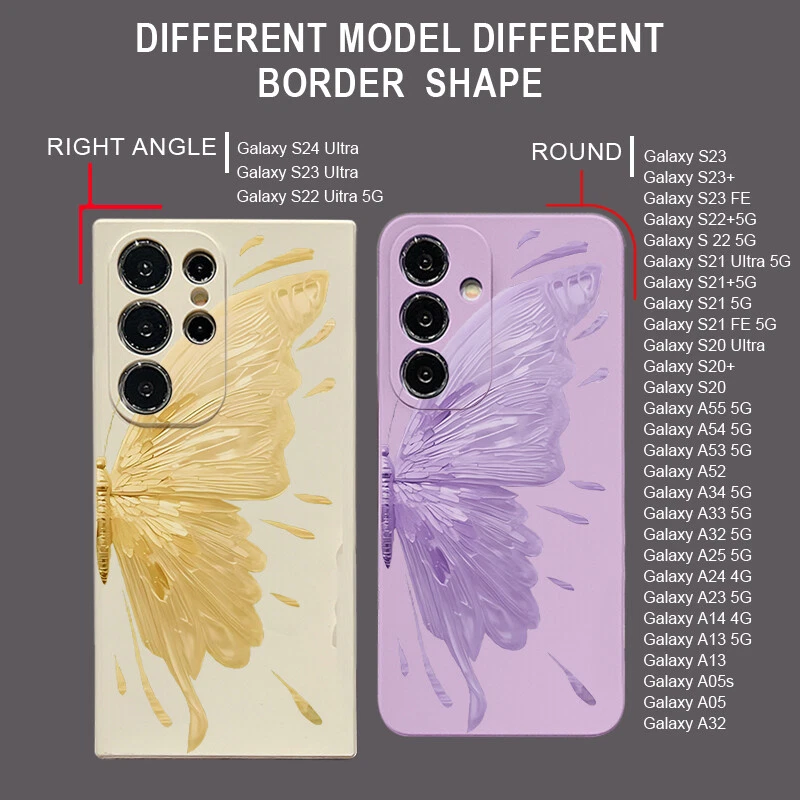 Hülle Für Samsung S24 S25 S26 Ultra S23 S22 A55 A17 A56 A34 A16 A15 Schutz Case - Bild 3 von 4
