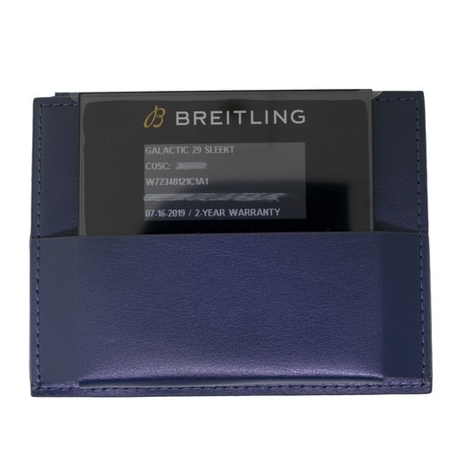 Breitling Galactic NOS 29mm Stainless Steel Blue Index Dial W72348121C1A1 - Picture 10 of 10