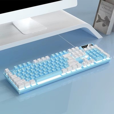 YINDIAO K500 Wired Gaming Keyboard for PC/Laptop with Numpad   Low Profile