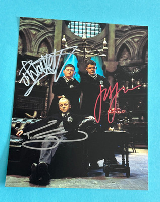 Tom Felton , Jamie Waylett,  J.Herdman - Harry Potter signed, original Autogramm