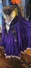 PURPLE PADMA TRIBAL BELLYDANCE ATS AMAZING GYPSY SKIRT 25 Yds 36"