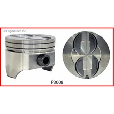Enginetech Engine Piston Set P3008(8)STD;