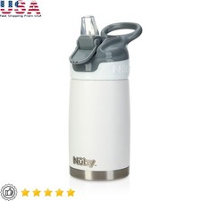 No-Spill Stainless Steel Travel Cup Soft Spout Insulated Toddler Sippy Cup 10oz