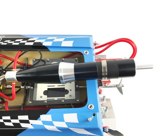 Fiber Glass G30C 30CC Engine Gas Racing Speed Monohull ARTR Deep RC Boat Blue - Picture 10 of 12