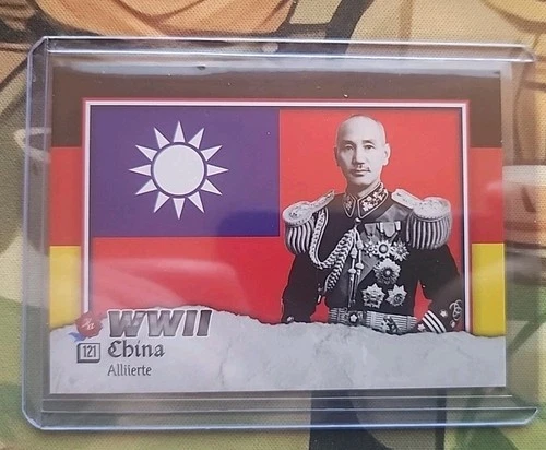 2025 Historic Autographs World War 2 China #121 Allies German Flag Parallel /100