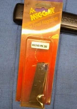 Mecgar MGWPPKFR Walther PPK 380 Magazine 6 Round Finger Rest Blue