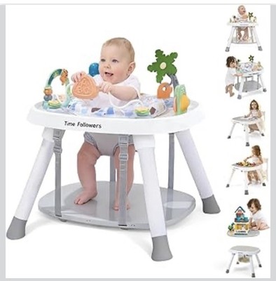 Time Followers  6-in-1 Baby Activity Center | 4 Stage Montessori-Inspired Design
